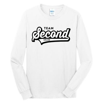 2nd Grade Team School Teacher Second Baseball Style Tall Long Sleeve T-Shirt