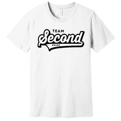 2nd Grade Team School Teacher Second Baseball Style Premium T-Shirt