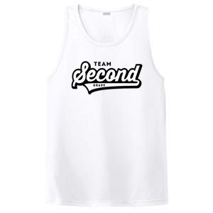 2nd Grade Team School Teacher Second Baseball Style PosiCharge Competitor Tank