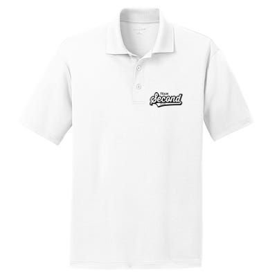 2nd Grade Team School Teacher Second Baseball Style PosiCharge RacerMesh Polo