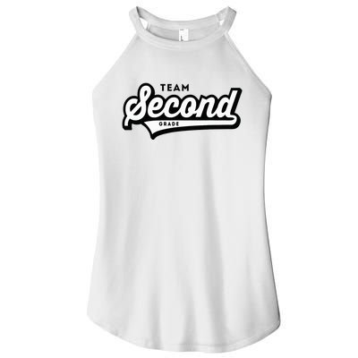 2nd Grade Team School Teacher Second Baseball Style Women's Perfect Tri Rocker Tank