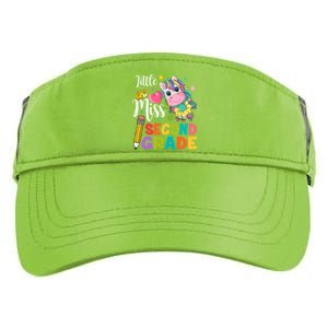 2Nd Grade Unicorn Student Teacher Little Miss Second Grade Meaningful Gift Adult Drive Performance Visor