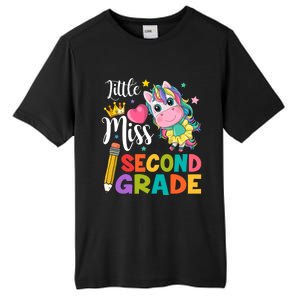 2Nd Grade Unicorn Student Teacher Little Miss Second Grade Meaningful Gift Tall Fusion ChromaSoft Performance T-Shirt