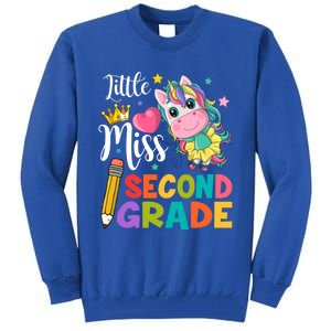 2Nd Grade Unicorn Student Teacher Little Miss Second Grade Meaningful Gift Tall Sweatshirt