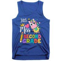 2Nd Grade Unicorn Student Teacher Little Miss Second Grade Meaningful Gift Tank Top