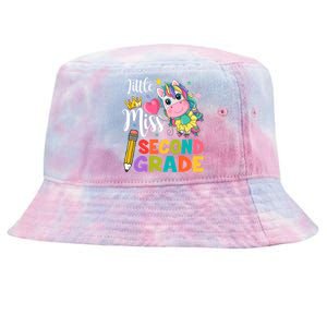 2Nd Grade Unicorn Student Teacher Little Miss Second Grade Meaningful Gift Tie-Dyed Bucket Hat