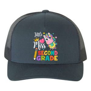 2Nd Grade Unicorn Student Teacher Little Miss Second Grade Meaningful Gift Yupoong Adult 5-Panel Trucker Hat