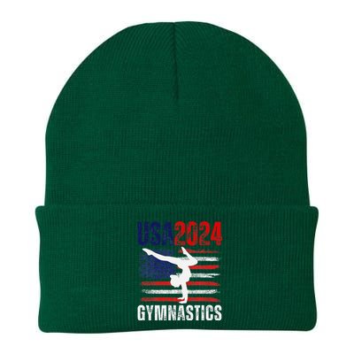 2024 Gymnastics Usa Flag Knit Cap Winter Beanie