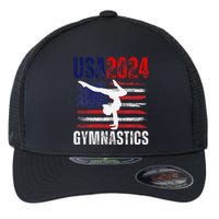 2024 Gymnastics Usa Flag Flexfit Unipanel Trucker Cap