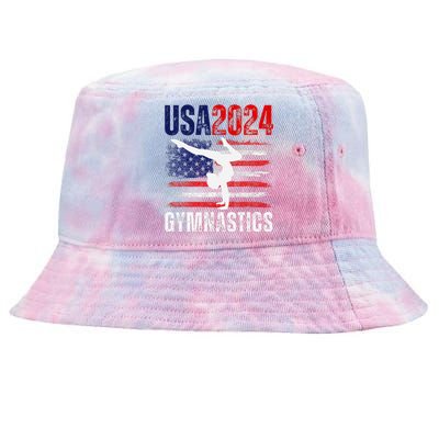 2024 Gymnastics Usa Flag Tie-Dyed Bucket Hat