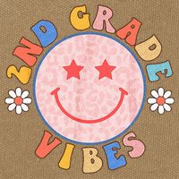 2nd Grade Vibes Back To School Funny Teacher Student Cotton Canvas Backpack