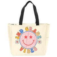 2nd Grade Vibes Back To School Funny Teacher Student Zip Tote Bag