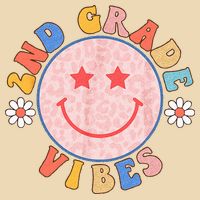 2nd Grade Vibes Back To School Funny Teacher Student Zip Tote Bag