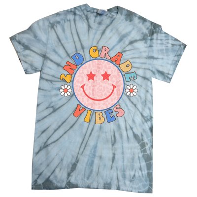 2nd Grade Vibes Back To School Funny Teacher Student Tie-Dye T-Shirt