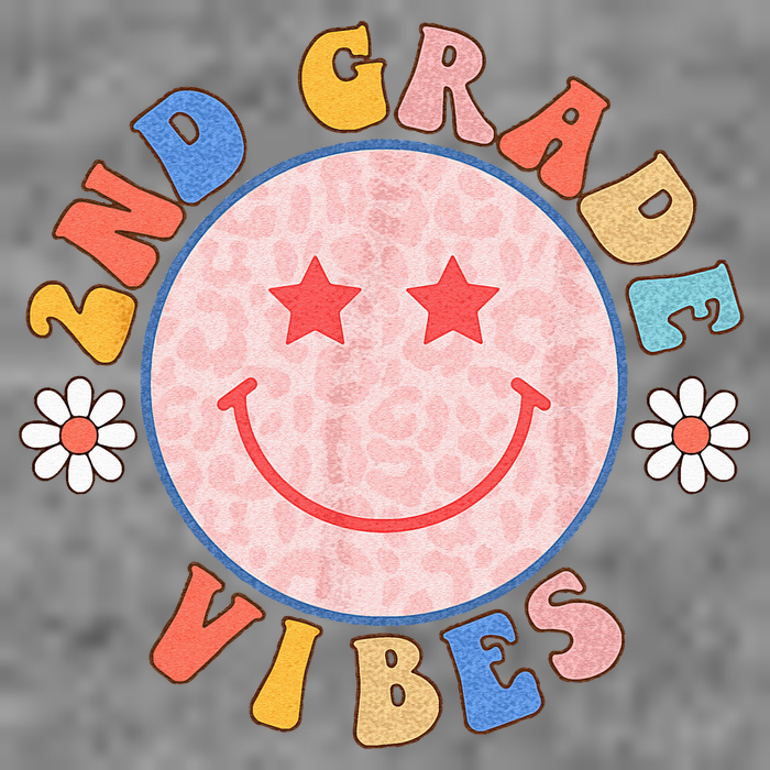 2nd Grade Vibes Back To School Funny Teacher Student Sustainable Beanie