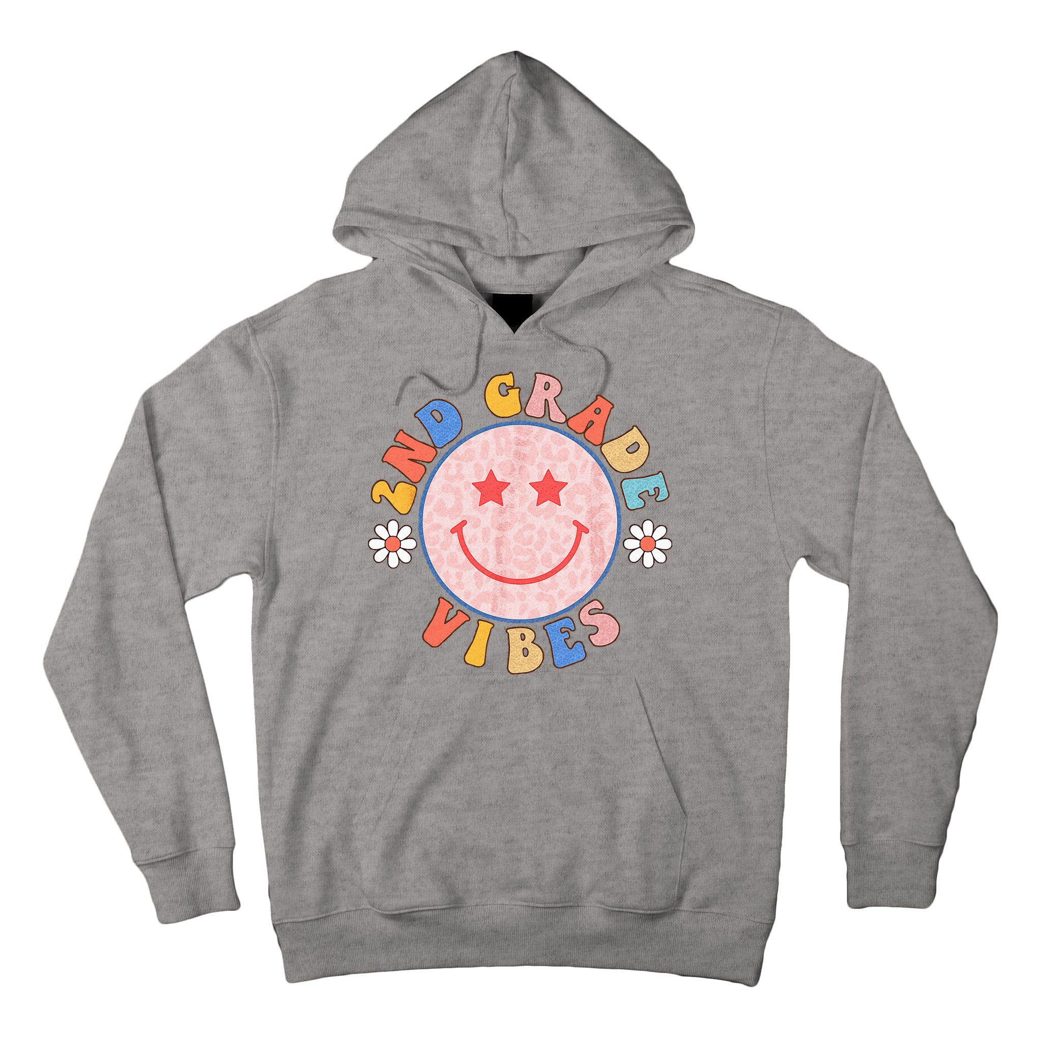 2nd Grade Vibes Back To School Funny Teacher Student Tall Hoodie