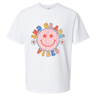 2nd Grade Vibes Back To School Funny Teacher Student Sueded Cloud Jersey T-Shirt