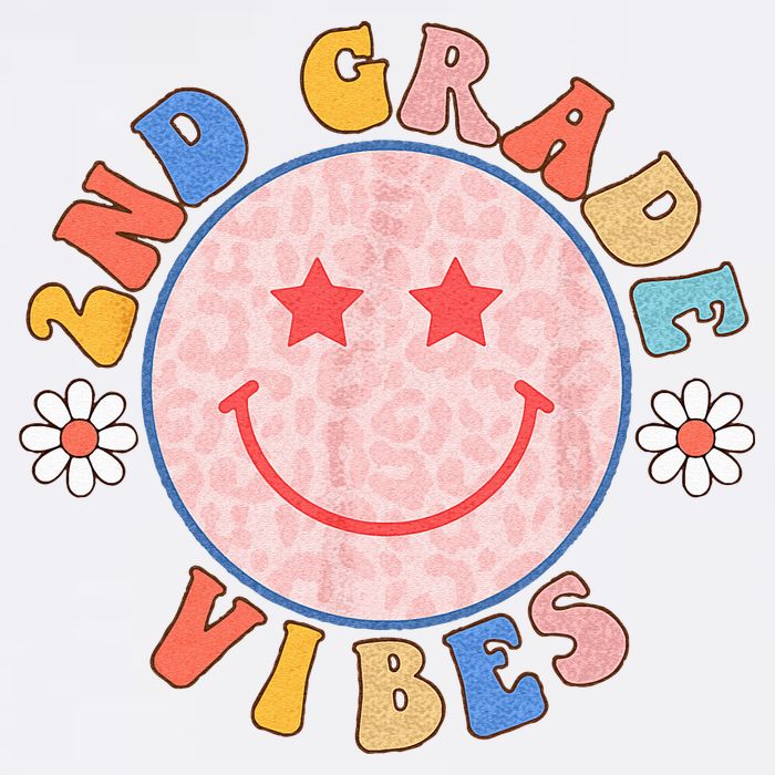 2nd Grade Vibes Back To School Funny Teacher Student Garment-Dyed Sweatshirt