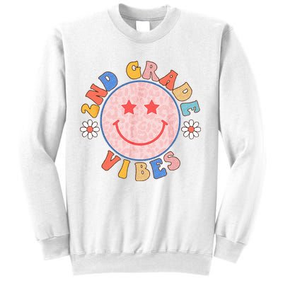 2nd Grade Vibes Back To School Funny Teacher Student Sweatshirt