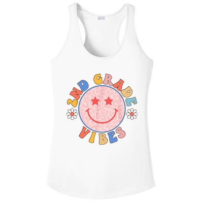 2nd Grade Vibes Back To School Funny Teacher Student Ladies PosiCharge Competitor Racerback Tank