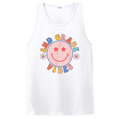 2nd Grade Vibes Back To School Funny Teacher Student PosiCharge Competitor Tank