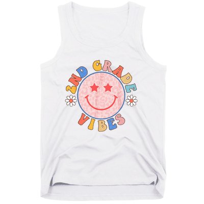 2nd Grade Vibes Back To School Funny Teacher Student Tank Top