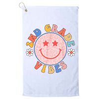 2nd Grade Vibes Back To School Funny Teacher Student Golf Towel