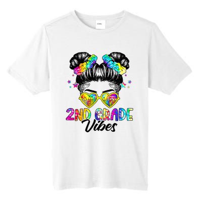 2nd Grade Vibes Messy Bun Second Grade Back To School Tall Fusion ChromaSoft Performance T-Shirt