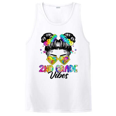 2nd Grade Vibes Messy Bun Second Grade Back To School PosiCharge Competitor Tank