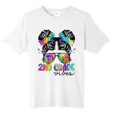 2nd Grade Vibes Messy Bun Team Second Grade Back To School Tall Fusion ChromaSoft Performance T-Shirt