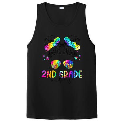 2nd Grade Vibes Messy Bun Second Grade Back To School PosiCharge Competitor Tank