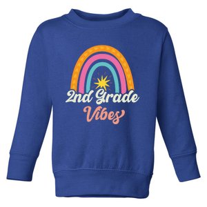 2Nd Grade Vibes 1St Day Of School Second Grade Team Gift Toddler Sweatshirt