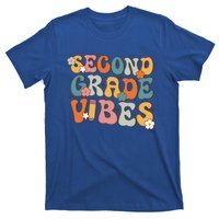 2Nd Grade Vibes Back To School Retro Second Grade Teachers Gift T-Shirt