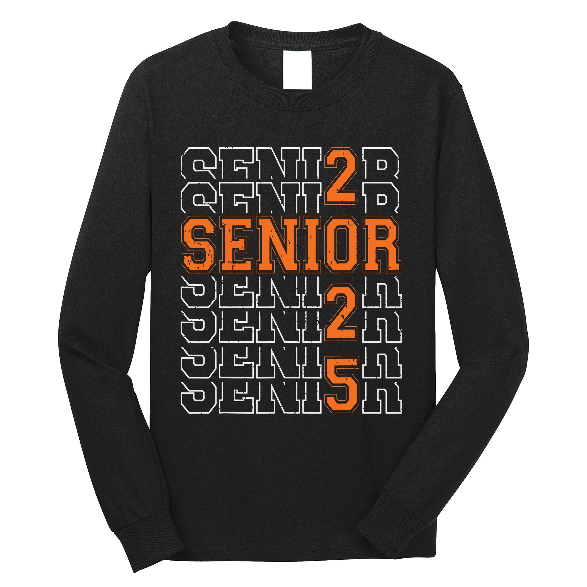 2025 Graduation Vintage School Spirit Long Sleeve Shirt