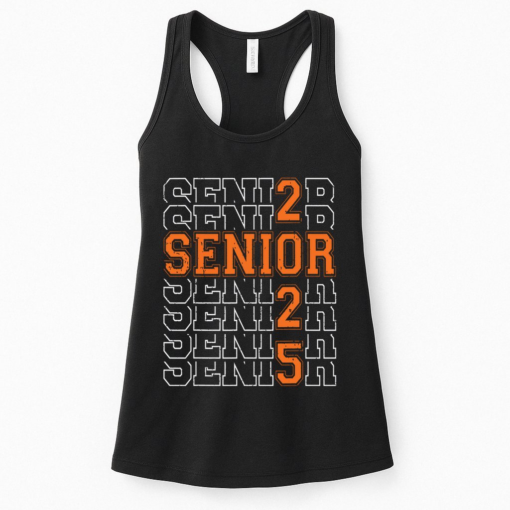 2025 Graduation Vintage School Spirit Womens Tank Top