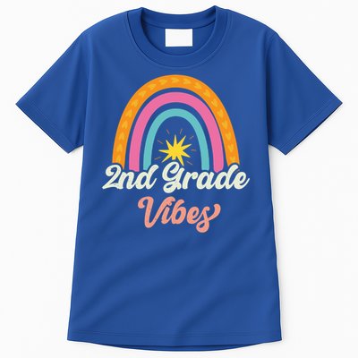 2Nd Grade Vibes 1St Day Of School Second Grade Team Gift Tall T-Shirt