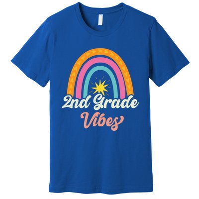 2Nd Grade Vibes 1St Day Of School Second Grade Team Gift Premium T-Shirt