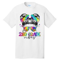 2nd Grade Vibes Messy Bun Second Grade Back To School Tall T-Shirt