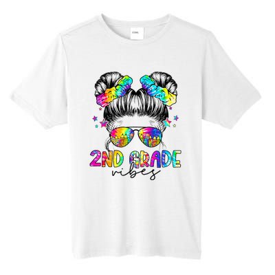 2nd Grade Vibes Messy Bun Second Grade Back To School Tall Fusion ChromaSoft Performance T-Shirt