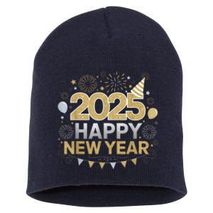 2025 Happy New Year Celebration Party Lover Family Matching Short Acrylic Beanie