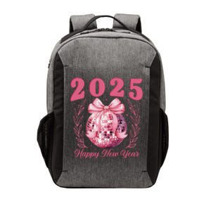 2025 Happy New Year Pin.K Coquette Bow Disco Ball New YearS Vector Backpack