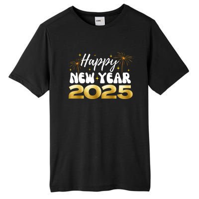 2025 Happy New Year Family Reunion Party New Year’S Eve Gift Tall Fusion ChromaSoft Performance T-Shirt