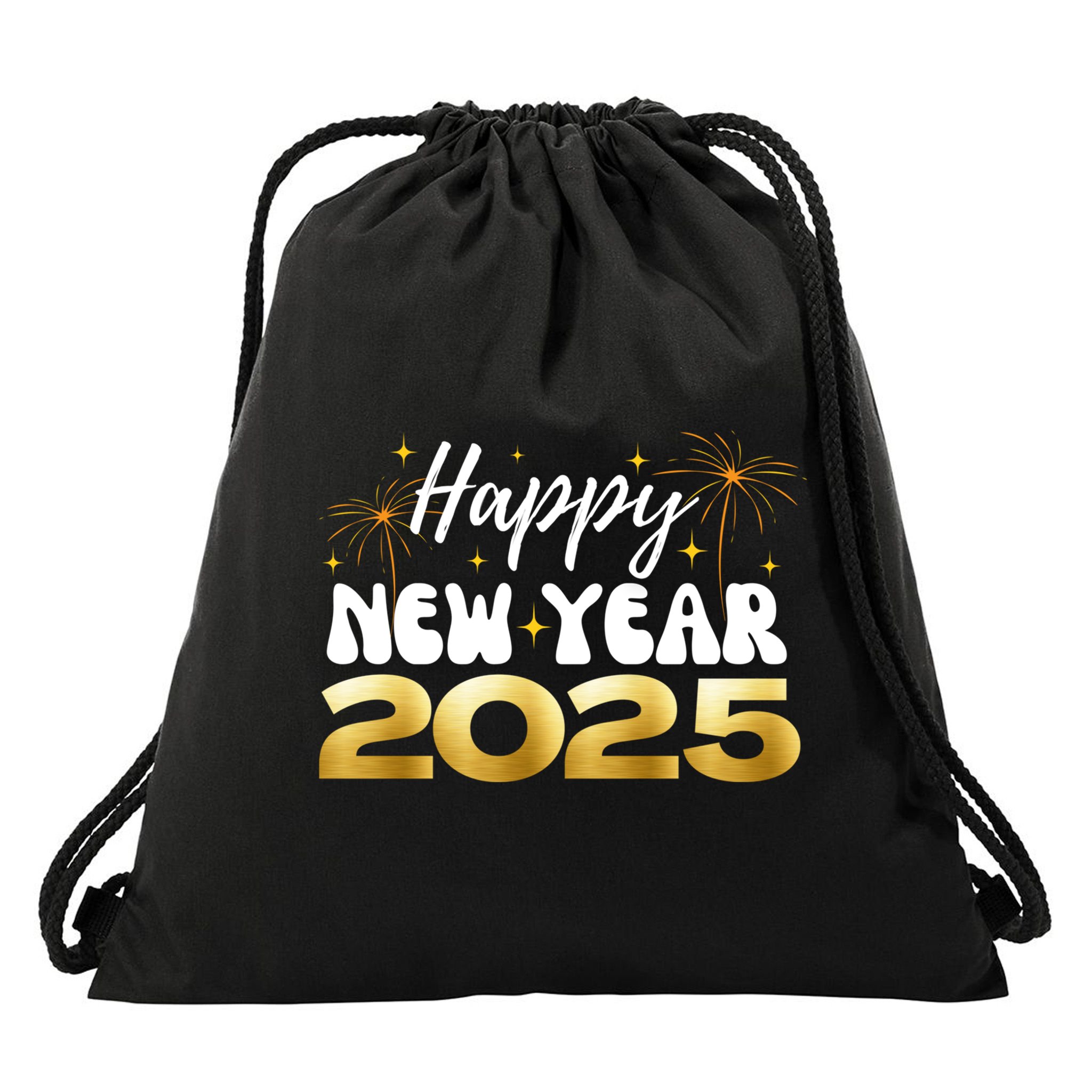 2025 Happy New Year Family Reunion Party New Year’S Eve Gift Drawstring Bag