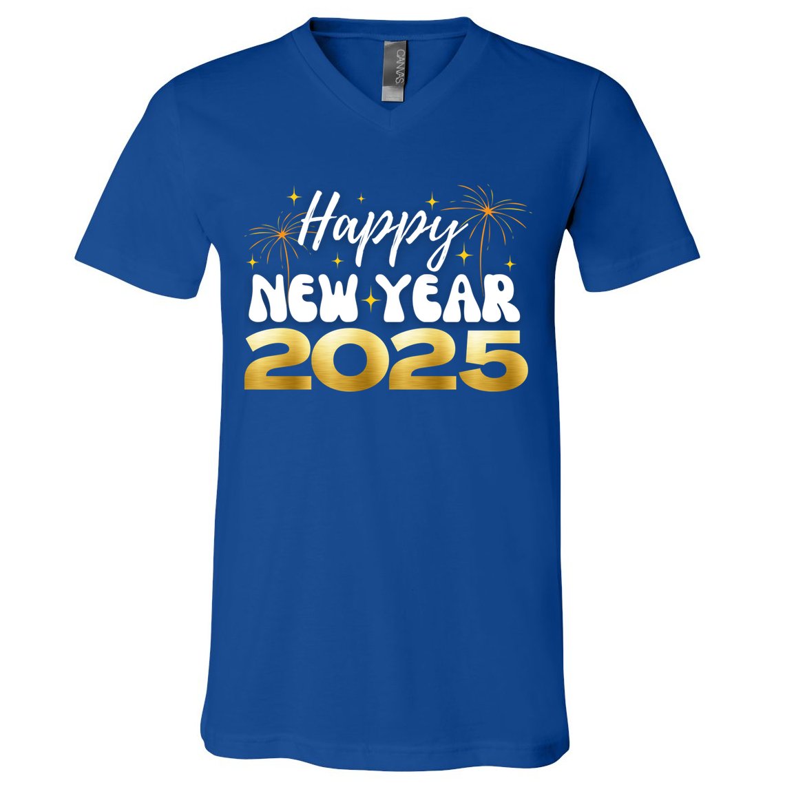 2025 Happy New Year Family Reunion Party New Year’S Eve Gift V-Neck T-Shirt