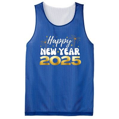 2025 Happy New Year Family Reunion Party New Year’S Eve Gift Mesh Reversible Basketball Jersey Tank