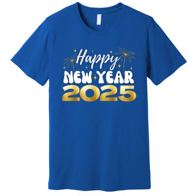 2025 Happy New Year Family Reunion Party New Year’S Eve Gift Premium T-Shirt