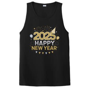 2025 Happy New Year Celebration Party Lover Family Matching PosiCharge Competitor Tank