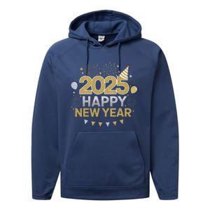 2025 Happy New Year Celebration Party Lover Family Matching Performance Fleece Hoodie