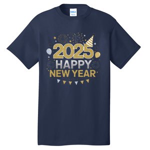 2025 Happy New Year Celebration Party Lover Family Matching Tall T-Shirt