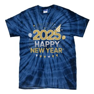 2025 Happy New Year Celebration Party Lover Family Matching Tie-Dye T-Shirt